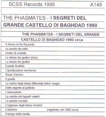 a149 the phasmates: i segreti del grande castello di baghdad 1990